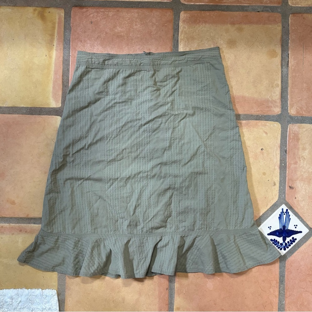 Vintage Olive Green Skirt